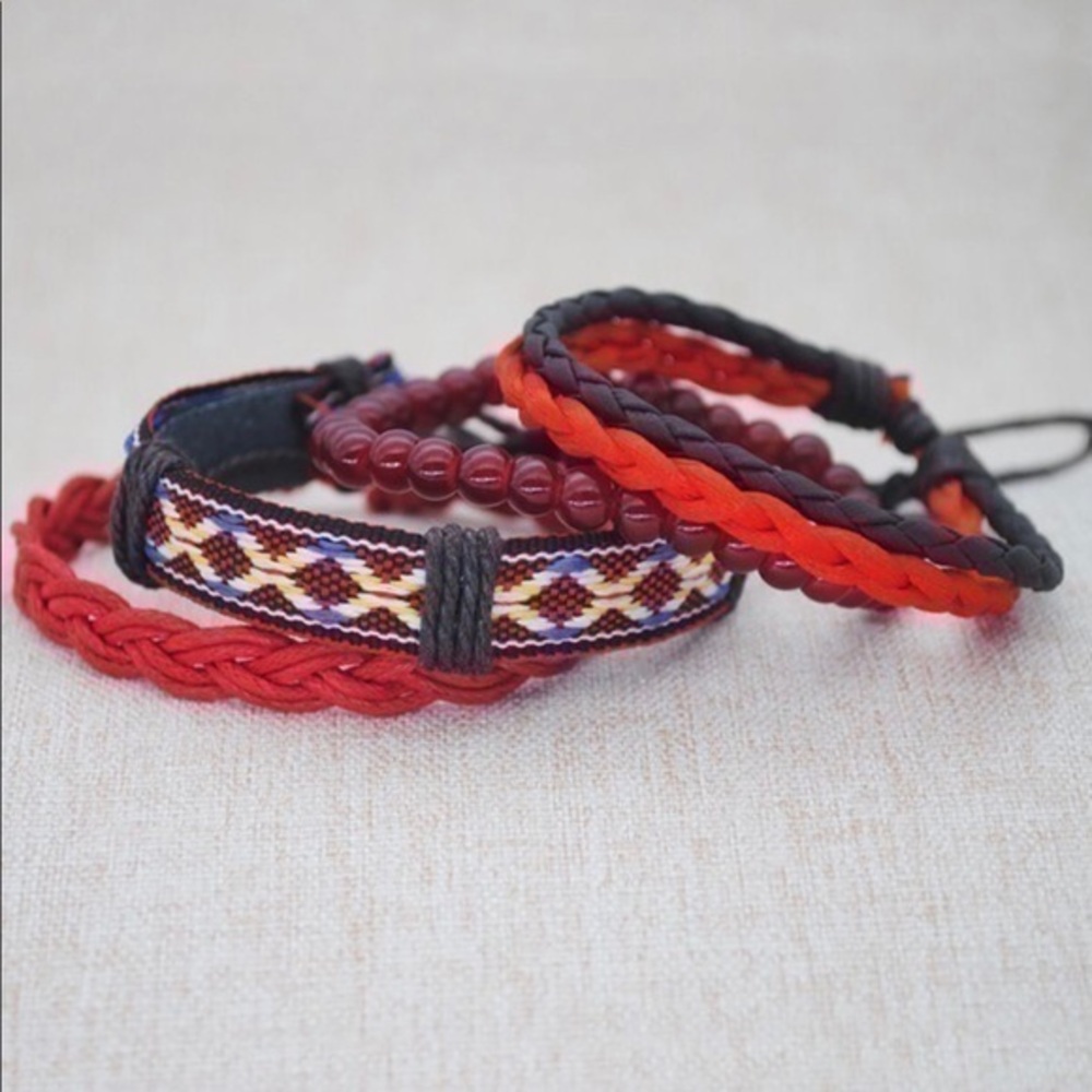 NEW Boho Multilayered Handmade Braided Woven Bracelet